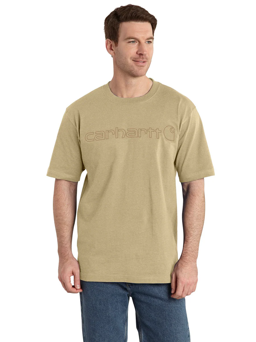 Carhartt Loose Fit Heavyweight Logo Tee - Image 4