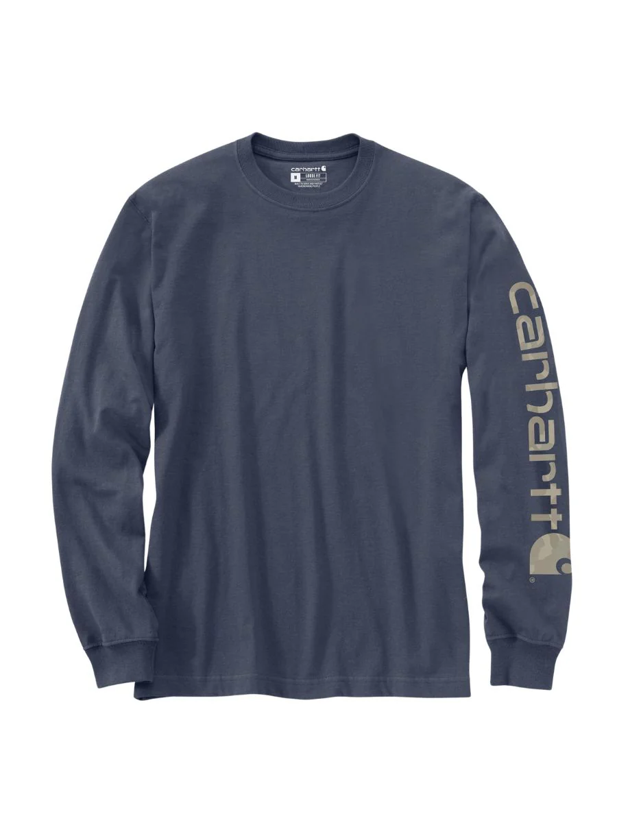 Carhartt Loose Fit Heavyweight Long Sleeve Logo Tee - Image 19