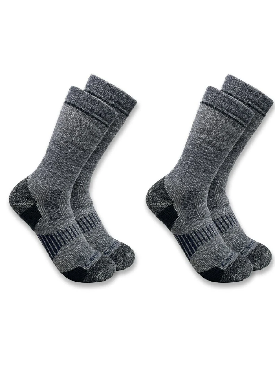 Carhartt Midweight Wool Blend 2-Pack Socks - Image 3