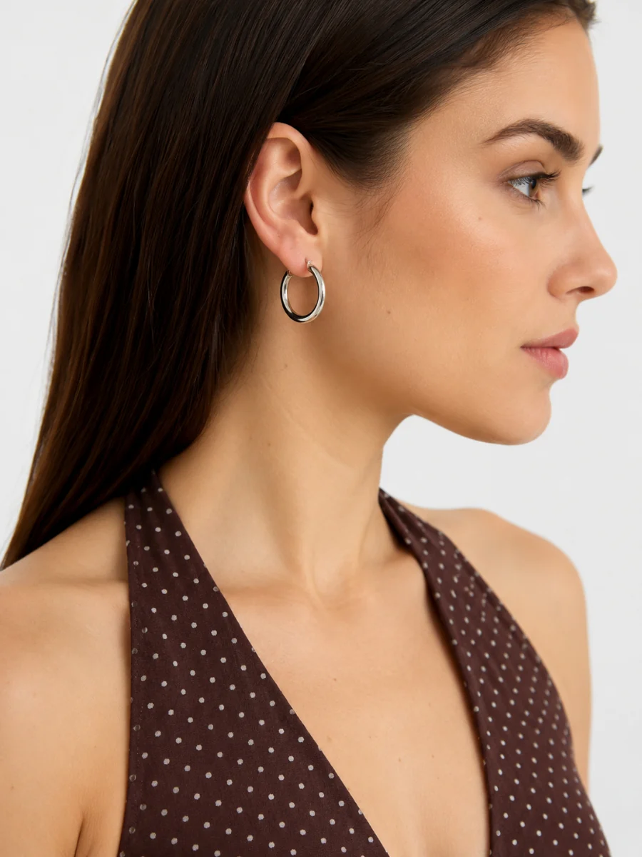 Chunky Hoop Earrings