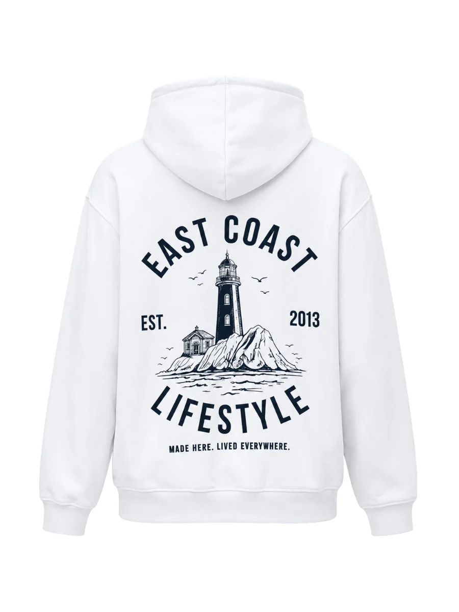 East Coast Lifestyle Lighthouse Made Here Hoodie