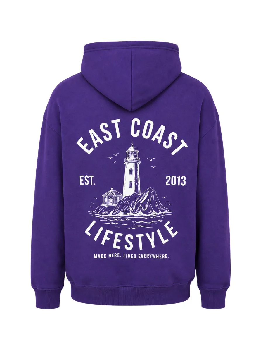 East Coast Lifestyle Lighthouse Made Here Hoodie - Image 2