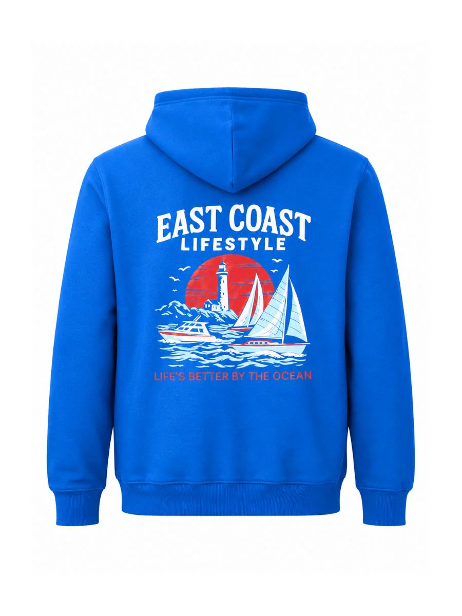 East Coast Lifestyle Summer Sailing Hoodie - Image 3