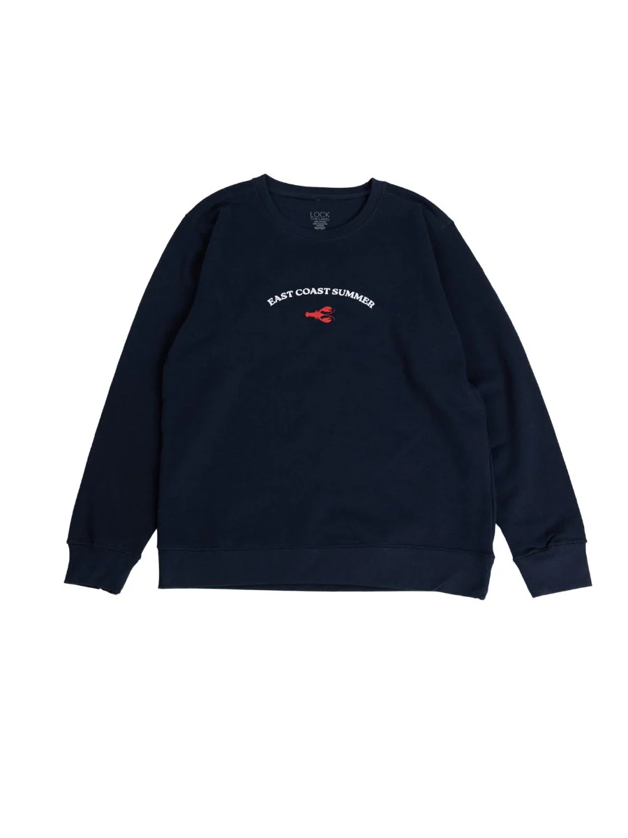 East Coast Summer Lobster Crew Sweatshirt - Image 3