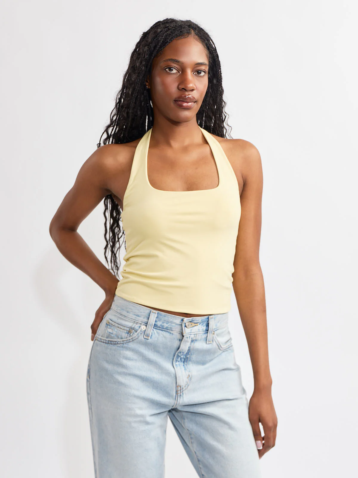 Hailey Halter Sleeveless Top - Image 2