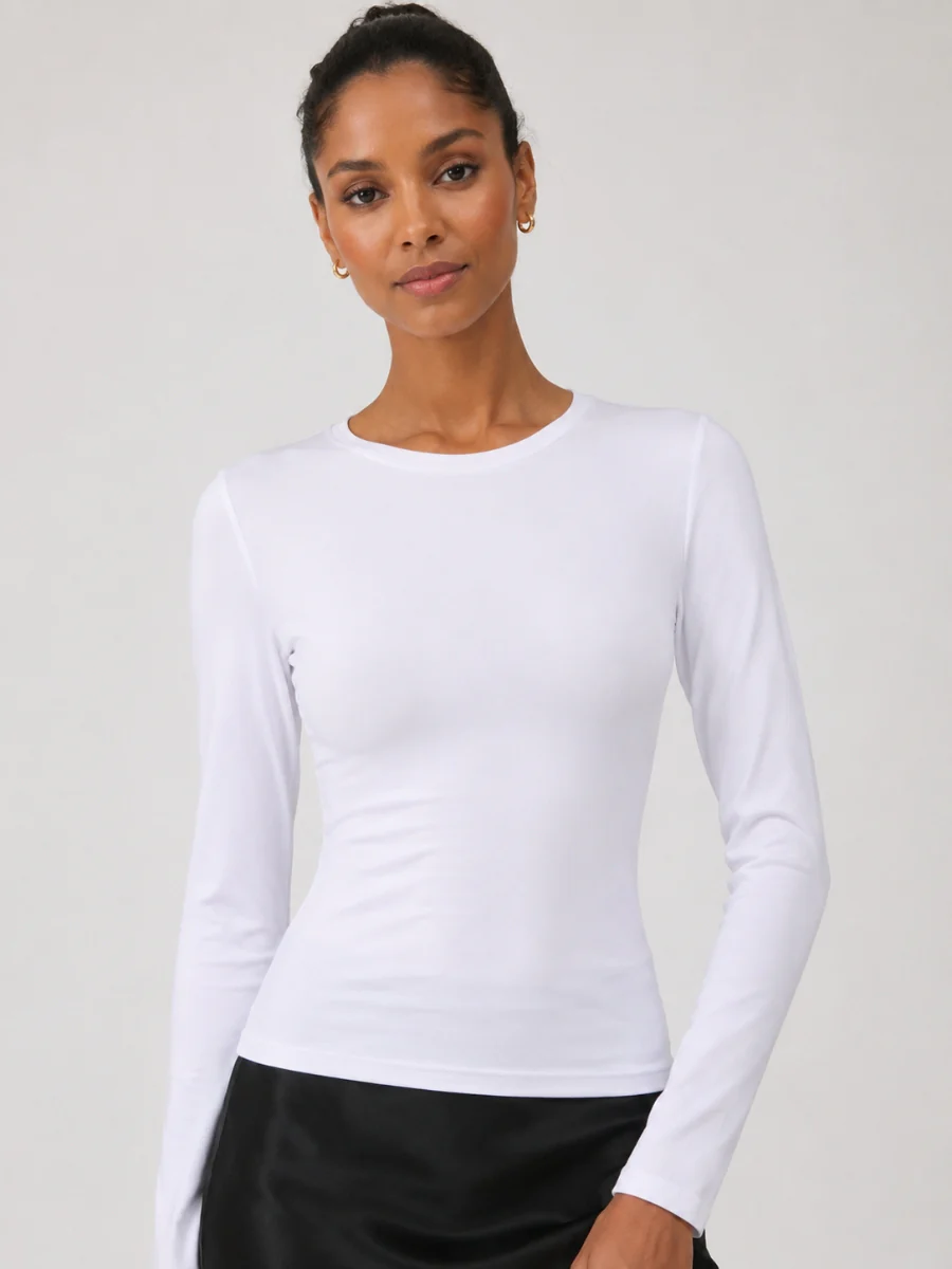 High Neck Long Sleeve Top - Image 5