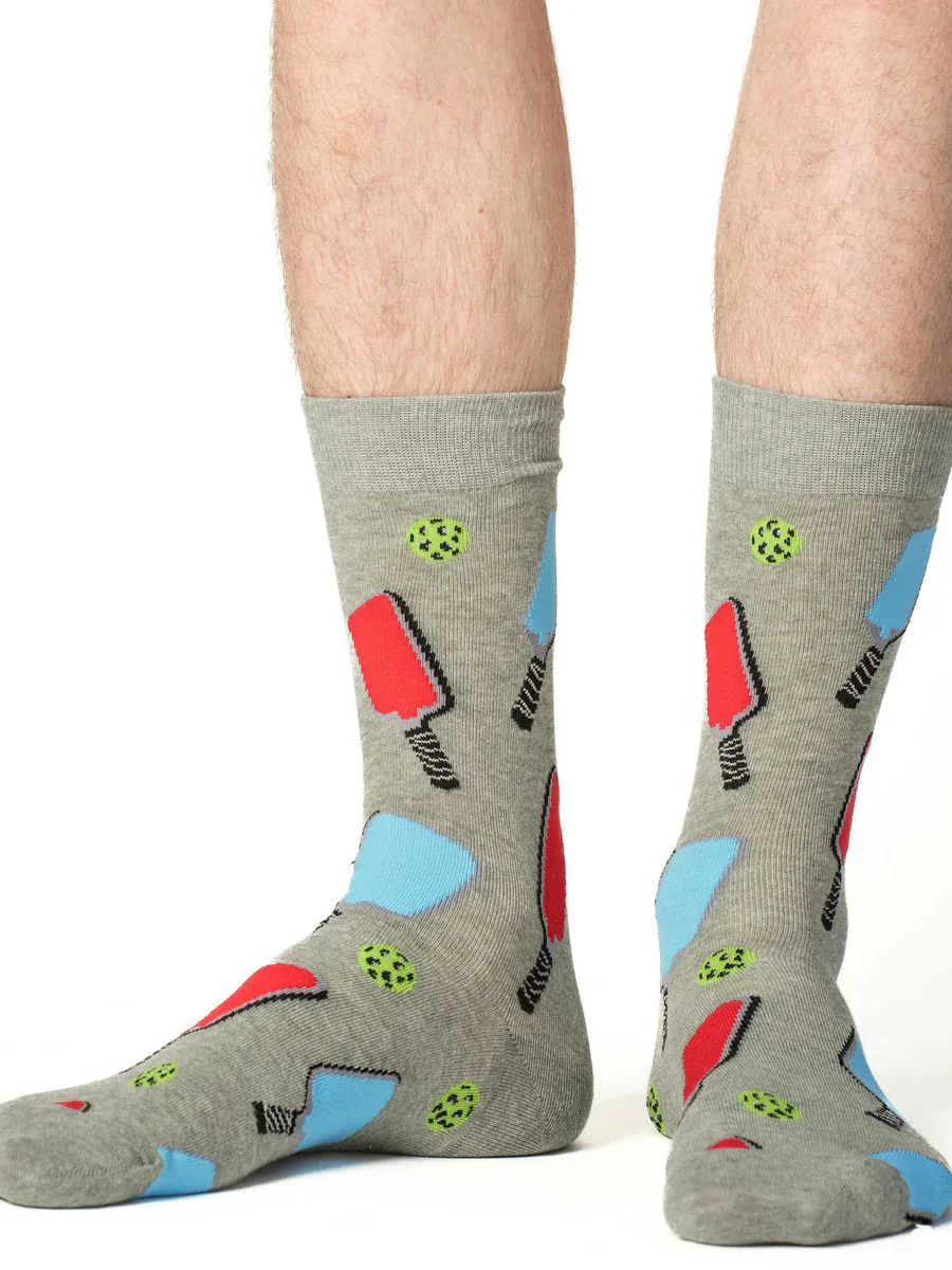 Men’s Pickleball Crew Socks - Image 2