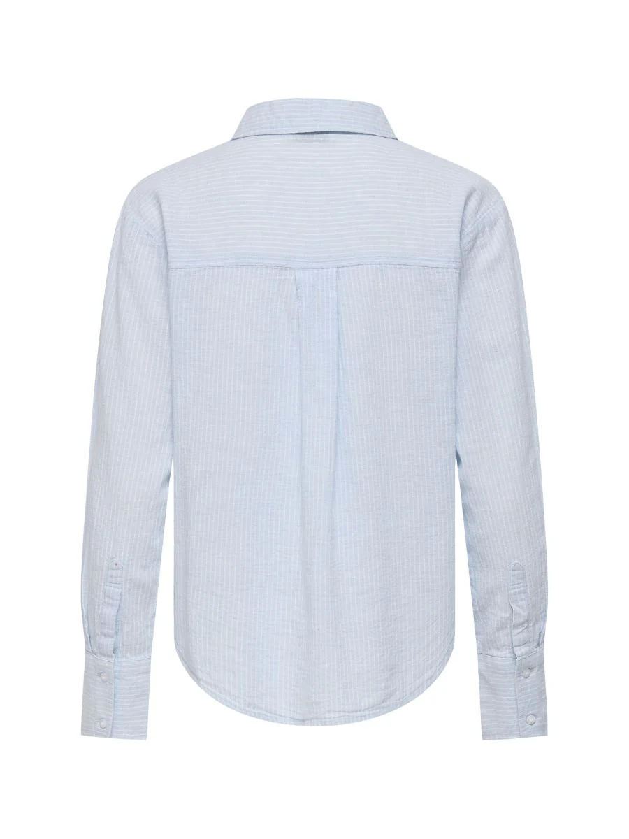 Mila Loose Linen Shirt - Image 2