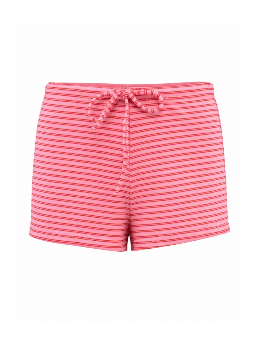 Miu Cotton Stripe Shorts - Image 4