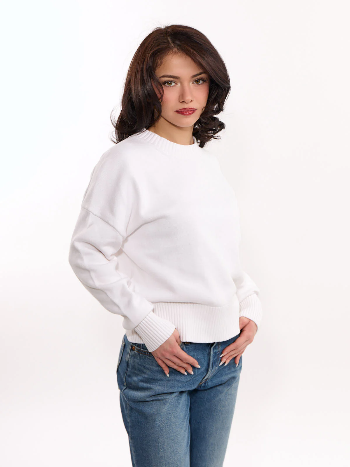 Palma Solid Short Sleeve Crew Top - Image 10