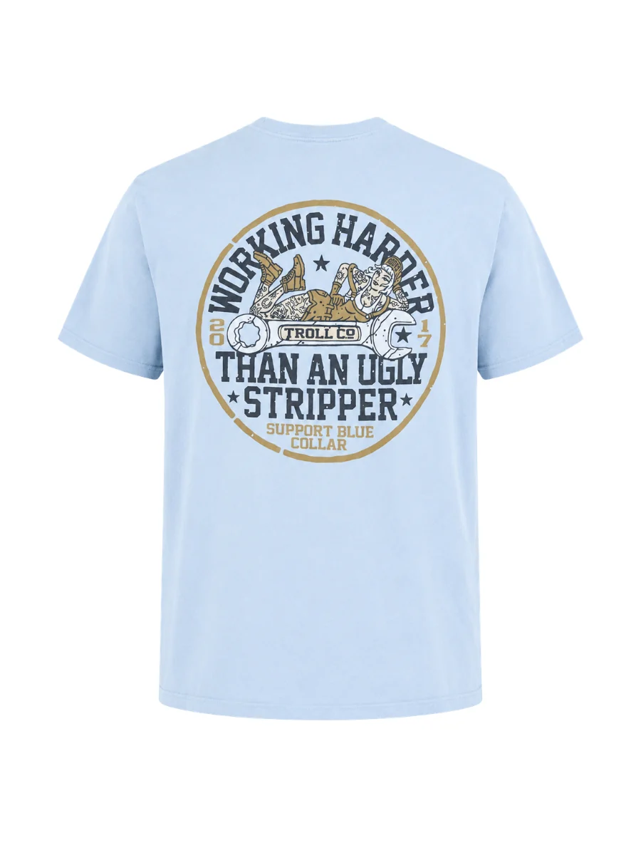 Troll Co. WHUS Poser Blue Tee - Image 2