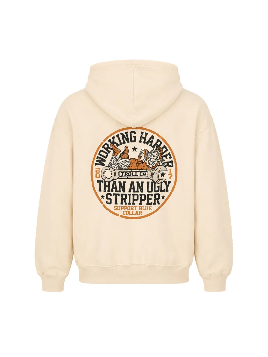 Troll Co. WHUS Poser Natural Hoodie