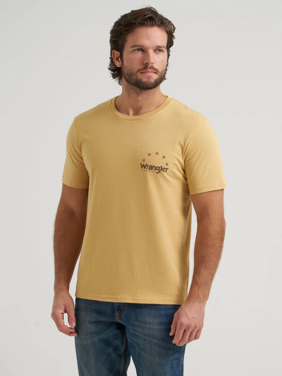 Wrangler Curry Heather Skull Tee - Image 2